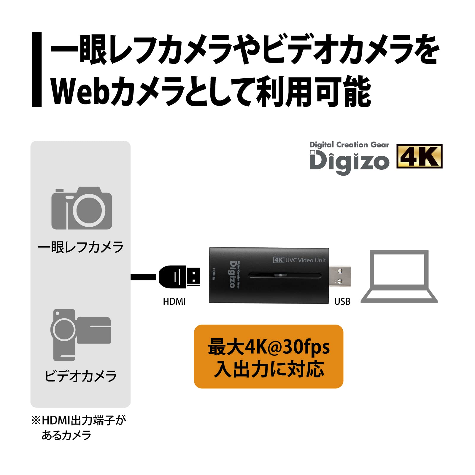 Amazon | プリンストン HDMI USB変換ユニット(UVC対応 / 4K30p入出力